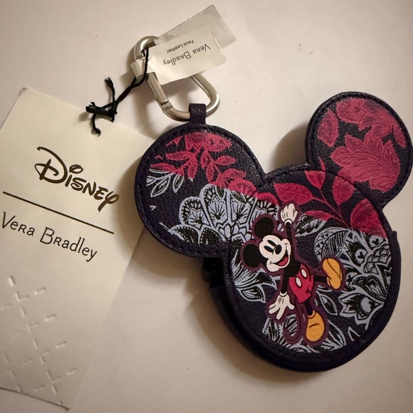 Disney Vera Bradley Zip Coin Purse & Keychain - Picture 8 of 8